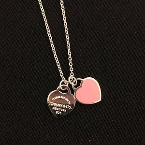 Tiffany & Co Mini Hearts Pink Silver 925